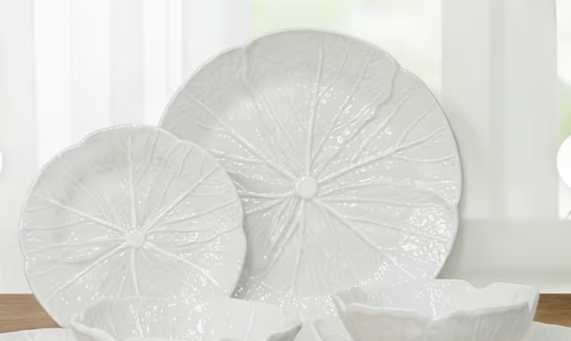 White Cabbage Salad Plate