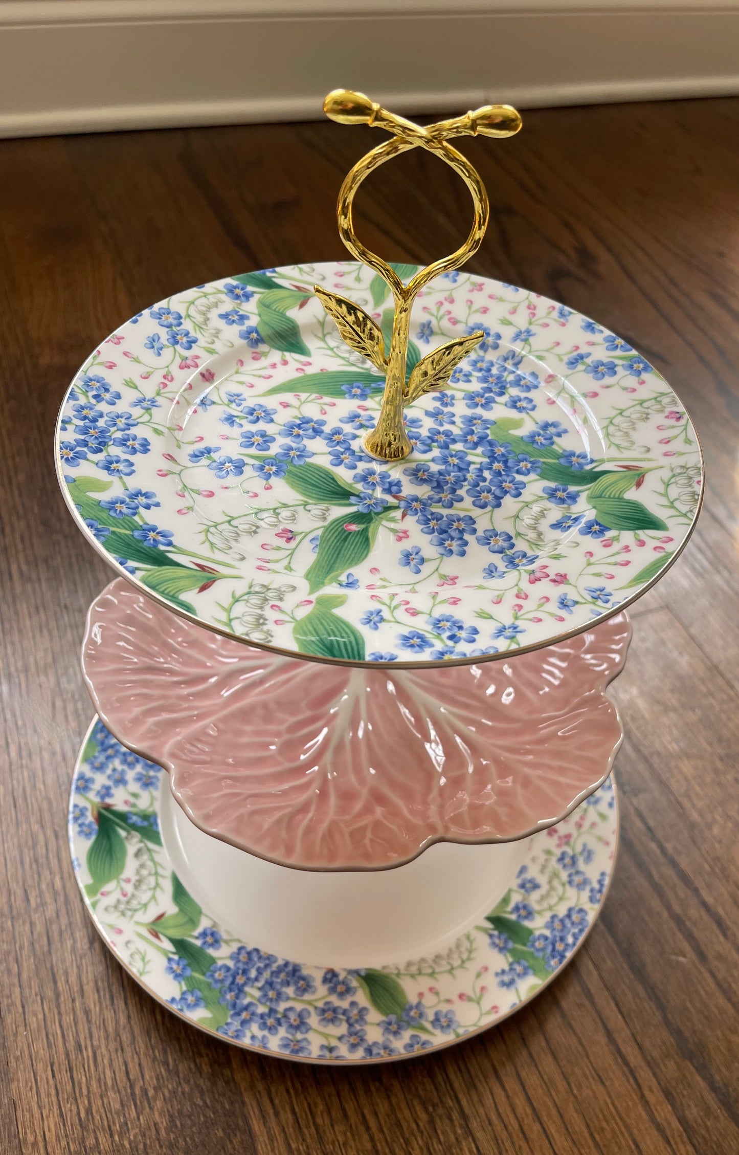 Pink, Blue & White Floral