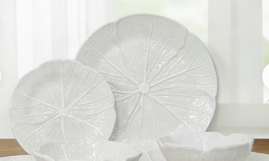 White Cabbage Dinner Plate