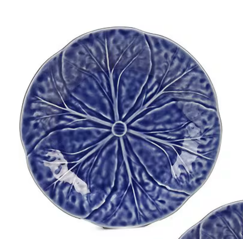 Blue Cabbage Salad Plate